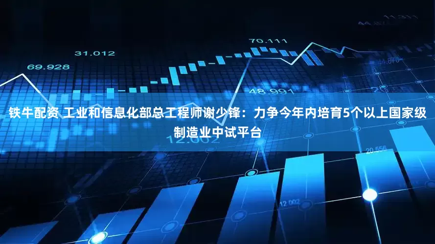 铁牛配资 工业和信息化部总工程师谢少锋：力争今年内培育5个以上国家级制造业中试平台