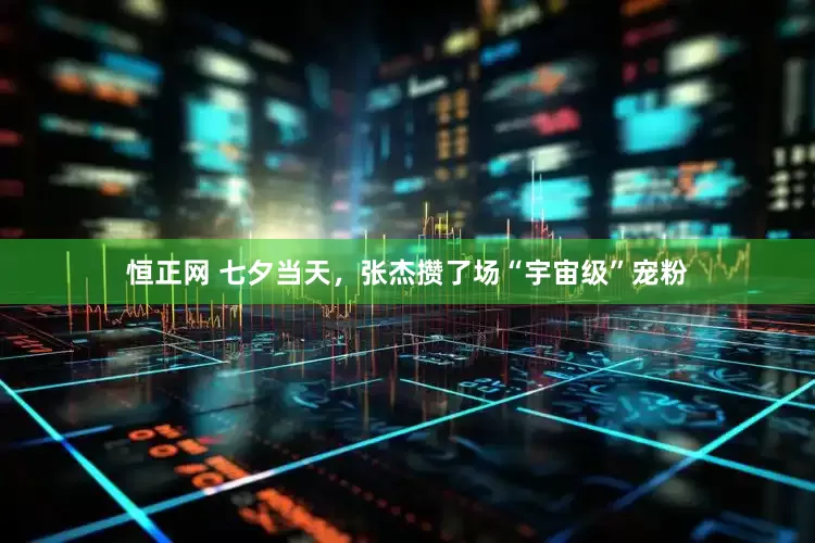 恒正网 七夕当天，张杰攒了场“宇宙级”宠粉